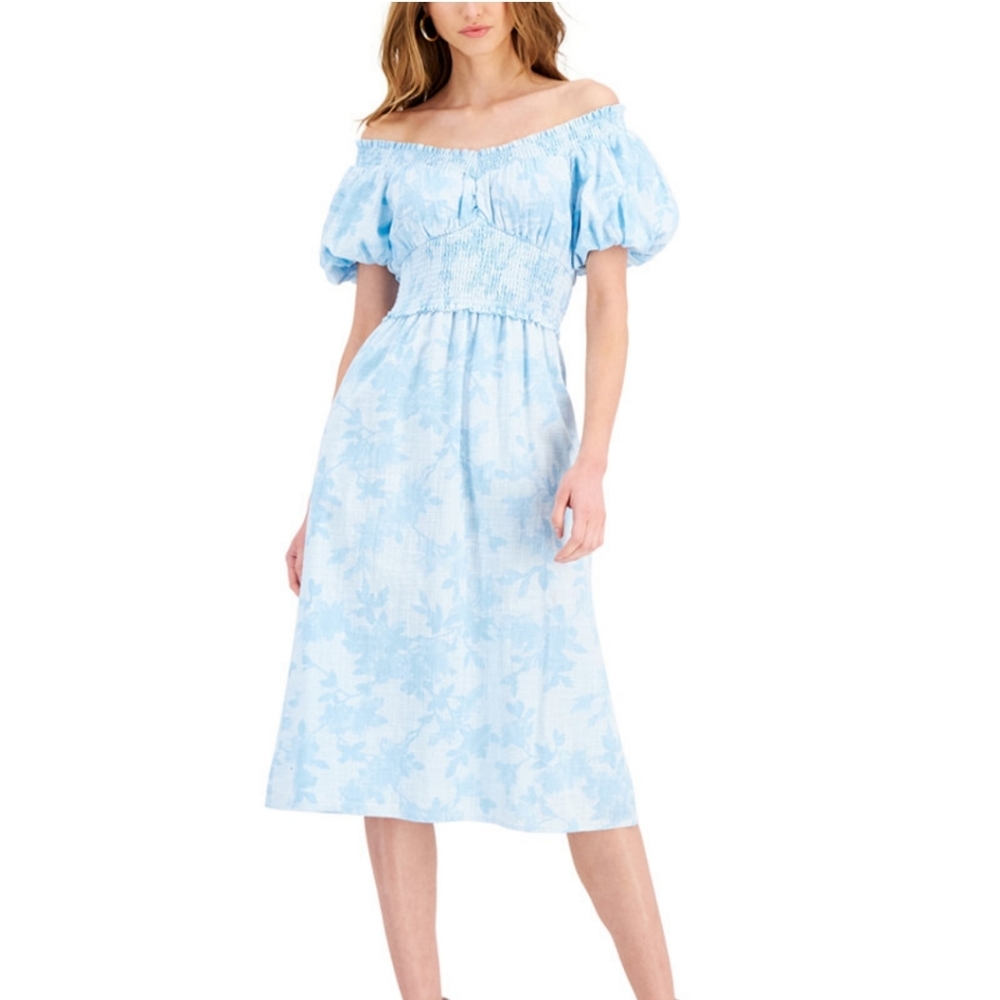 INC Floral Smocked Dress NEVER WORN